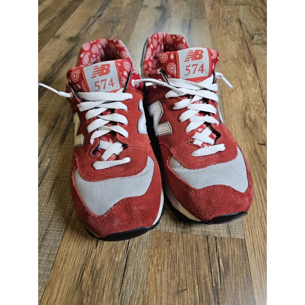 New Balance ML574LCM Paisley Pack Sneakers Size Men's 7.5 Rare - Picture 3 of 11